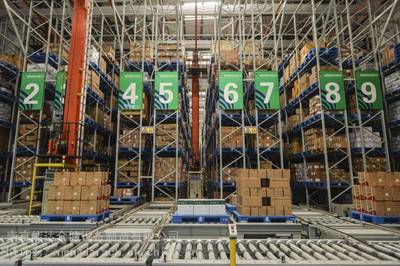 能達倉儲 重型立體倉庫貨架解決方案，15米庫房立庫高位貨架實現(xiàn)數(shù)萬貨位密集存儲